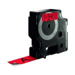 Dymo D1 LabelMaker Tape 19mm x 7m Black on Red ES45807 ES45807