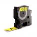 Dymo 45808 D1 Labelmaker Tape 19mm x 7m Black on Yellow S0720880