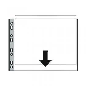 Esselte Pocket Landscape Top Opening Embossed A3 Clear (Pack of 10) 47182 ES47182