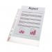 Esselte Pocket Top Opening Embossed A5 Clear (Pack of 25) 47183 ES47183