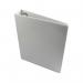 The picture features Esselte Presentation Binders in white, with a 40mm spine and 4 D-ring design. The A4 size binder is shown open, showcasing its spacious interior for organizing documents. Its sleek design makes it a professional and stylish choice for presentations.