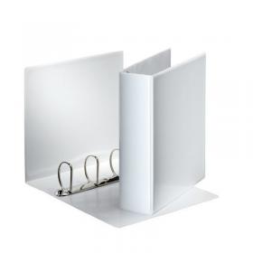 Esselte 60mm 4 D-Ring Presentation Binder A4 White 49706 ES600555