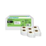 Dymo LabelWriter Return Address Labels 25 x 54mm Self-Adhesive White (Pack of 6) 2177564 ES77564
