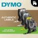 Dymo D1 Labelling Tape White on Red 12mmx3m 1978366 ES78366