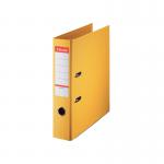 Esselte 75mm Lever Arch File Polypropylene A4 Yellow (Pack of 10) 48061 ES80618