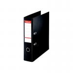 Esselte 75mm Lever Arch File Polypropylene A4 Black (Pack of 10) 811370 ES80670