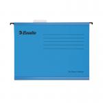 Esselte Classic Foolscap Blue Suspension File (Pack of 25) 90334 ES90334