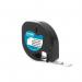 Dymo 91201 LetraTag Plastic Tape 12mm x 4m Black on White S0721610 ES91201