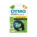 Dymo 91202 LetraTag Plastic Tape 12mm x 4m Yellow S0721620 ES91202