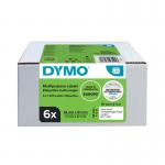 Dymo LabelWriter Multipurpose Labels 32mmx57mm (Pack of 6) 2093094 ES93094