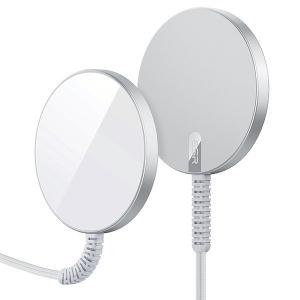 ESR HaloLock mini Wireless Charger MagSafe Compatible Silver Pack of 2