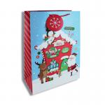 Eurowrap Gift Bag Santas Grotto Extra Large (Pack of 12) X-31211-1WC EU00611