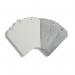 The image shows 12 iridescent glitter tags in silver, made by Eurowrap Gifts. The tags have a sleek design and come in a pack of 10. Each tag is individually wrapped for protection.