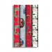 Eurowrap Xmas Gift Wrap Trad 4M Pk42