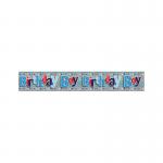 Eurowrap Happy Birthday Boy Foil Party Banner Pack of 6 6837-NHBBC EU11777