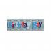 Eurowrap Happy Birthday Boy Foil Party Banner Pack of 6 6837-NHBBC EU11777