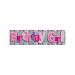 Eurowrap Happy Birthday Girl Foil Party Banner Pack of 6 6837-NHBGC EU11778