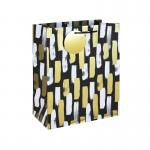 Mono Paint Strokes Gift Bag Large Black Pack of 12 37013-2C EU13831