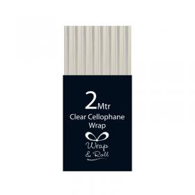 Eurowrap Cellophane Wrap Roll 2m Clear 30933-GWCC-S EU20612