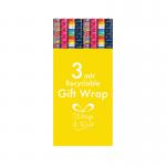 Happy Birthday Giftwrap Paper 3m Assorted Pack of 49 37091-GWC EU23510