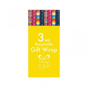 Eurowrap Happy Birthday Giftwrap Paper 3m Assorted Pack of 49 37091-GWC EU23510