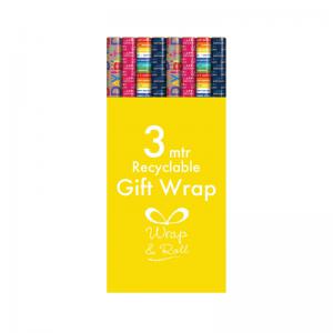 Eurowrap Happy Birthday Giftwrap Paper 3m Assorted Pack of 49
