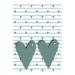 Grey Hearts Gift Wrap and Tags (Pack of 12) 27249-2S2T