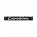 Eurowrap Congratulations Foil Party Banner Pack of 6 6837-CONGC EU55870
