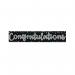 Eurowrap Congratulations Foil Party Banner Pack of 6 6837-CONGC EU55870