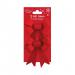 Eurowrap 2 Glitter Bows Red Pk6