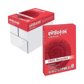 Evolution Everyday A4 Recycled Paper 80gsm White (Pack of 2500) EVE2180 EVO00092