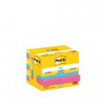 Post-it Notes 38x51mm 100 Sheets Energetic Colours (Pack 12) 653-TFEN - 7100290179 10100MM