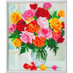 Crystal Art Flowers 21 x 25cm Picture Frame Kit CAM-24 10103CB