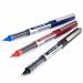 This image shows a pack of 12 Mitsubishi Pencil Company Rollerball Pens, specifically the uni-ball Eye Micro UB-150 model. The pens have a 0.5mm tip and produce a 0.3mm line in a vibrant red color. The pens are designed with a sleek and modern design, with a clear barrel and a cap that matches the ink color. The pens use liquid ink and have a rollerball tip for smooth and precise writing. The packaging is professional and simple, featuring the Mitsubishi Pencil Company logo and product name.