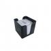 ValueX Deflecto Cubic Note Block and Holder Black - CP053YTBLK 10114DF