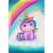 Crystal Art Unicorn Smile Notebook CANJ-3 10131CB