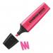 STABILO BOSS ORIGINAL Highlighter Chisel Tip 2-5mm Line Pink (Pack 10) - 7056 10136ST