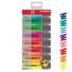 STABILO BOSS ORIGINAL Highlighter Chisel Tip 2-5mm Line Assorted Colours (Wallet 8) - 708 10171ST