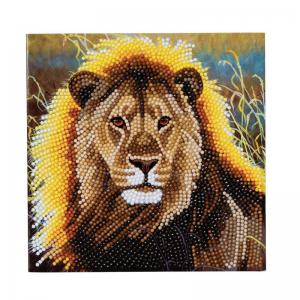 Photos - Other Components Crystal Art Resting Lion 18 x 18cm Card CCK-A13 10187CB 