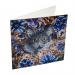 Crystal Art Cat and Flowers 18 x 18cm Card CCK-A4 10208CB