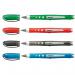 STABILO worker+ Colorful Rollerball Pen 0.5mm Line BlackBlueGreenRed (Wallet 4) - 20194 10248ST