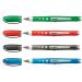 STABILO worker+ Colorful Rollerball Pen 0.5mm Line Black/Blue/Green/Red (Wallet 4) - 2019/4 10248ST