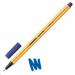 STABILO point 88 Fineliner Pen 0.4mm Line Blue (Pack 10) - 8841 10262ST