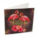 Crystal Art Pink Flamingos 18 x 18cm Card CCK-A7 10271CB
