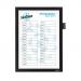 Durable DURAFRAME NOTE Self-Adhesive Sign & Document Holder with Magnetic Frame and Universal Pen Holder A4 Black - 499301 10300DR