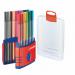 STABILO Pen 68 Fibre Tip Pen 1mm Line Assorted Colours (Wallet 20) - 6820-04 10374ST