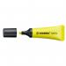 STABILO NEON Highlighter Chisel Tip 2-5mm Line Yellow (Pack 10) - 7224 10395ST