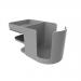 Deflecto Cup Holder with Supply Tray Grey 400000EU 10401DF