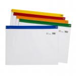 Snopake Zippa-Bag S Polypropylene A4++180 Micron Classic Assorted Colours (Pack 25) -12821 10436SN