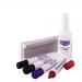 ValueX Whiteboard Kit with 4 Whiteboard Markers Eraser and Cleaning Fluid - 11493 10610TD